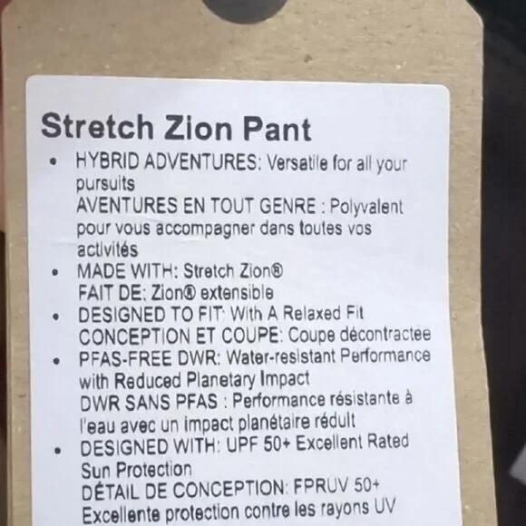 NWT Prana Gray Cargo Pants with Classic Fit and Full Length